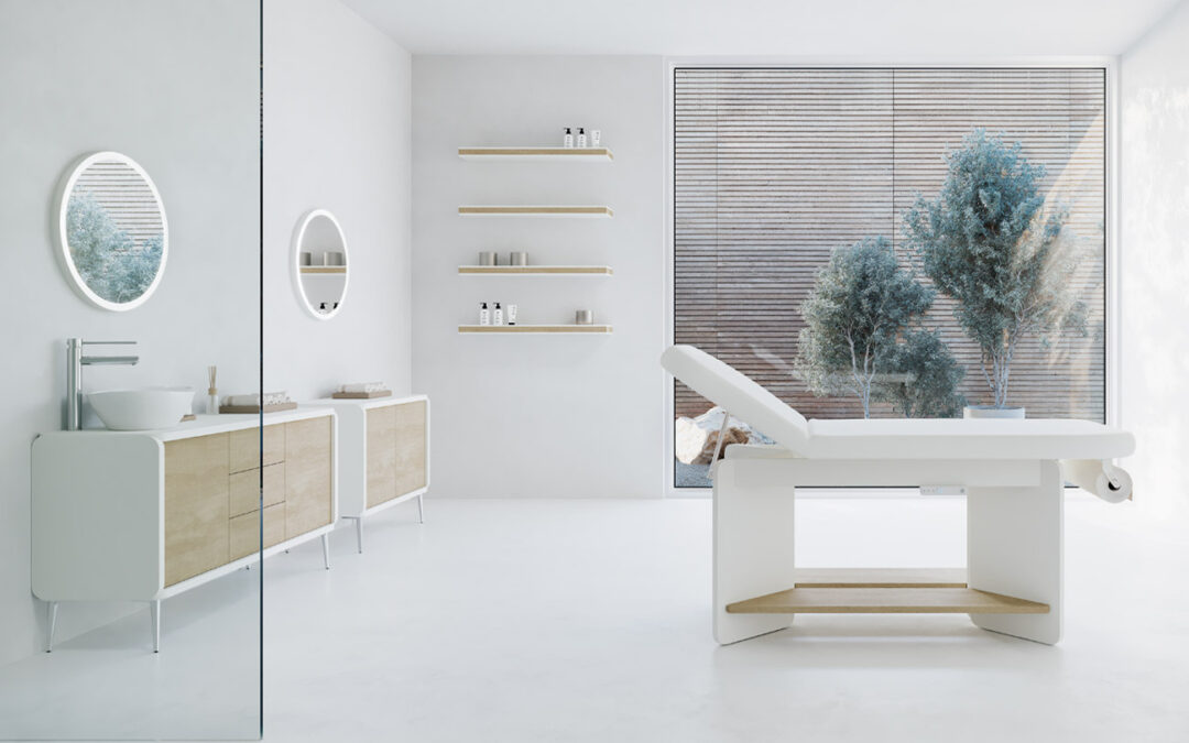 lettino trattamenti estetici e massaggi